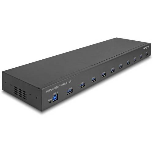 Thumbnail - Delock 64240 USB 3.2 Gen 1-Hub (USB 3.0) Schwarz