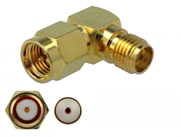Delock 89994 89994 SMA-Adapter SMA-Stecker - SMA-Buchse 1 St.-1