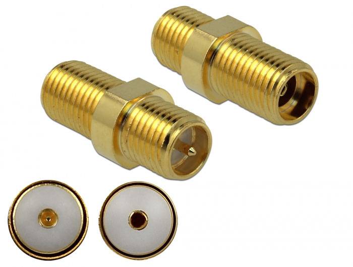 Thumbnail - Delock 89992 89992 SMA-Adapter SMA-Buchse - RPSMA-Buchse 1 St.