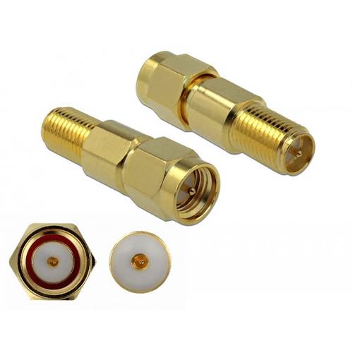 Thumbnail - Delock 89991 89991 SMA-Adapter SMA-Stecker - RPSMA-Buchse 1 St.
