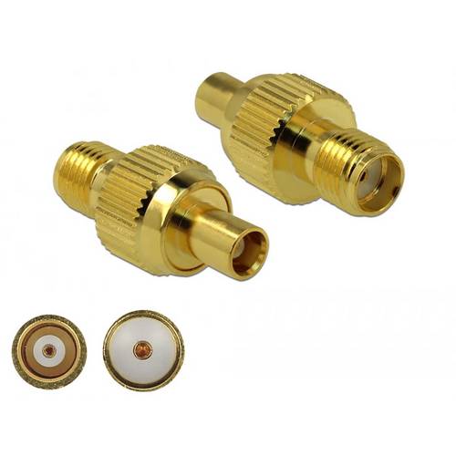 Thumbnail - Delock 89988 89988 SMA-Adapter SMA-Buchse - MCX-Buchse 1 St.