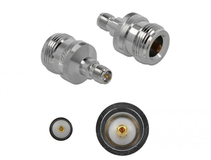 Delock 89987 89987 N-Adapter N-Buchse - RPSMA-Buchse 1 St.