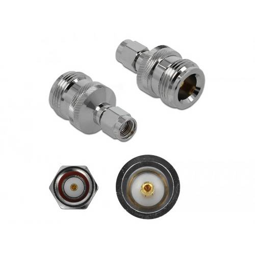 Thumbnail - Delock 89985 89985 N-Adapter N-Buchse - RPSMA-Stecker 1 St.