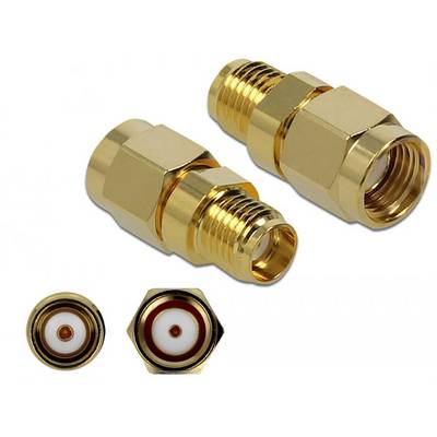 Delock 89976 89976 HF-Adapter RPSMA-Stecker - SMA-Buchse 1 St.-0