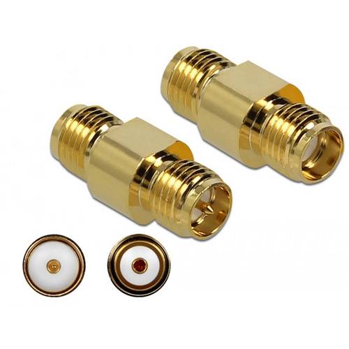Thumbnail - Delock 89975 89975 SMA-Adapter SMA-Buchse - RPSMA-Buchse 1 St.