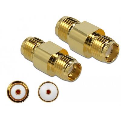 Delock 89974 89974 SMA-Adapter SMA-Buchse - SMA-Buchse 1 St. Bag-0