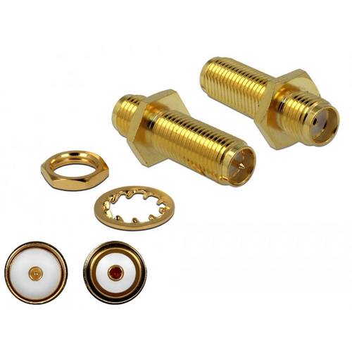 Thumbnail - Delock 89969 89969 SMA-Adapter SMA-Buchse - RPSMA-Buchse 1 St.