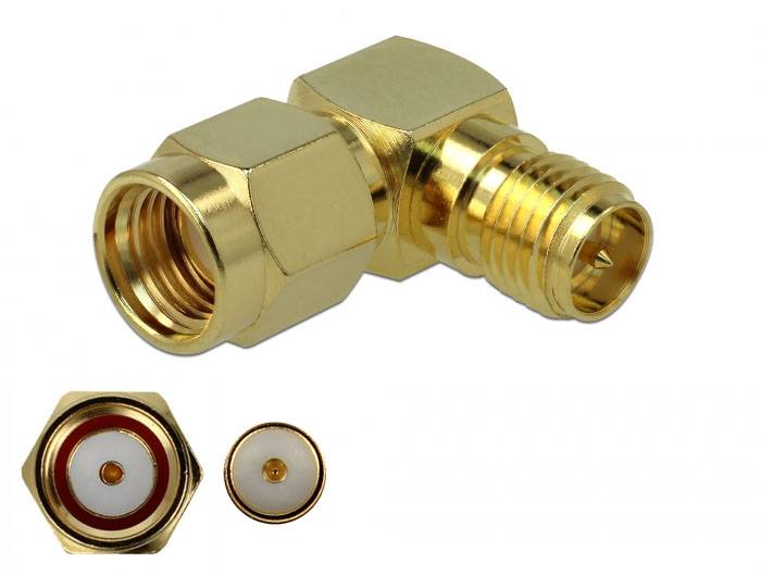 Thumbnail - Delock 89968 89968 HF-Adapter RPSMA-Stecker - RPSMA-Buchse 1 St.