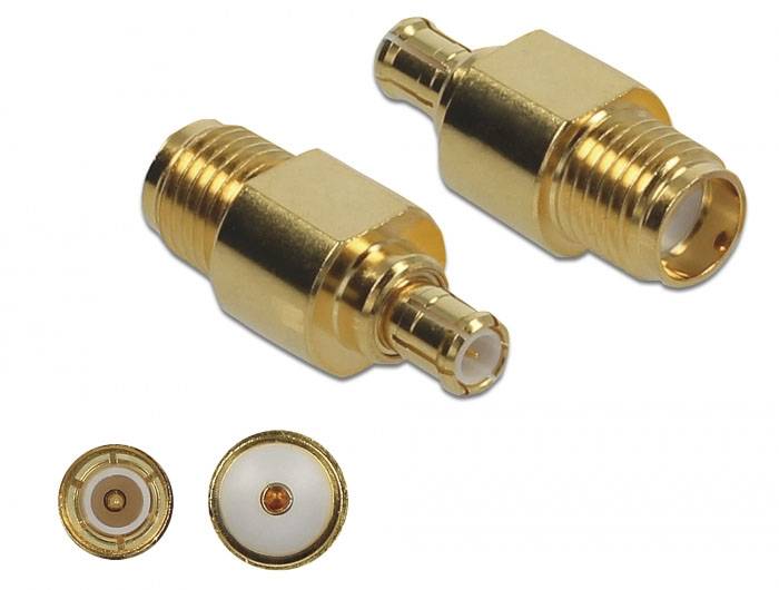 Thumbnail - Delock 89959 89959 SMA-Adapter SMA-Buchse - MCX-Stecker 1 St.