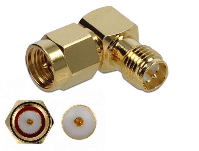 Thumbnail - Delock 89955 89955 SMA-Adapter SMA-Stecker - RPSMA-Buchse 1 St.