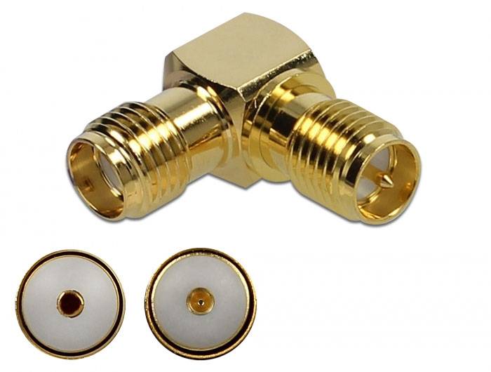 Delock 89953 89953 SMA-Adapter SMA-Buchse - RPSMA-Buchse 1 St. Piece