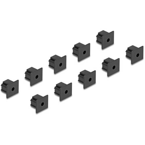 Delock 64245 Staubschutz für RJ12 Buchse ohne Griff 10 Stück schwarz 64245 Schwarz 1 St.