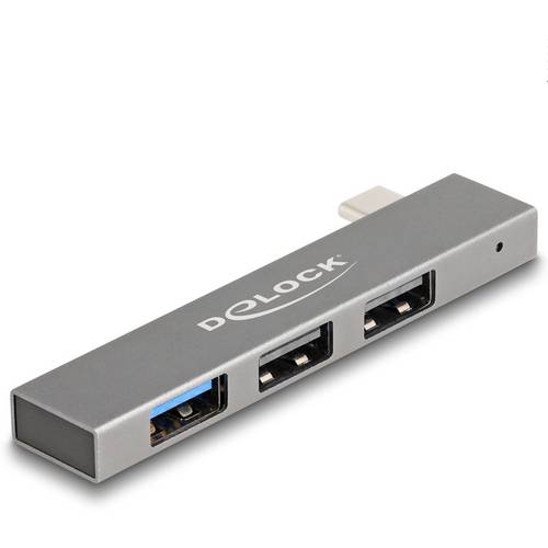 Thumbnail - Delock 64274 USB-C® (USB 3.2 Gen 1) Multiport Hub Grau