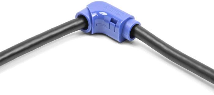 Delock Anwickelclip 88122 Bündel-Ø-Bereich 6 mm (max) Blau 8 St.-3