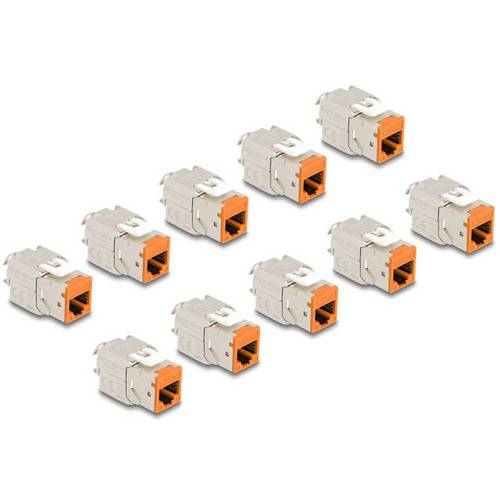Thumbnail - Delock 88117 RJ45-Einbaumodul Keystone CAT 6a 1 St.
