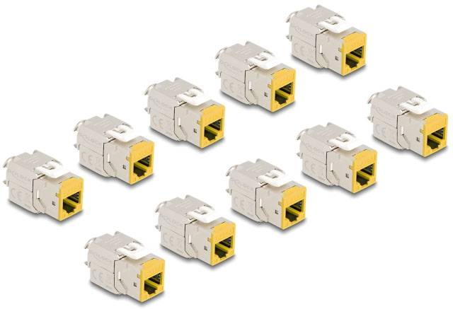 Thumbnail - Delock 88111 RJ45-Einbaumodul Keystone CAT 6a 1 St.