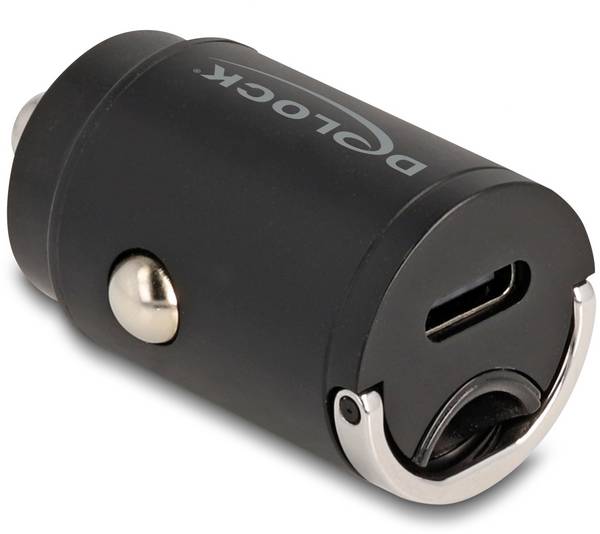 Delock 64278 USB Ladegerät 30 W 1x USB-C® USB PD Schwarz KFZ USB Power Delivery (USB-PD)