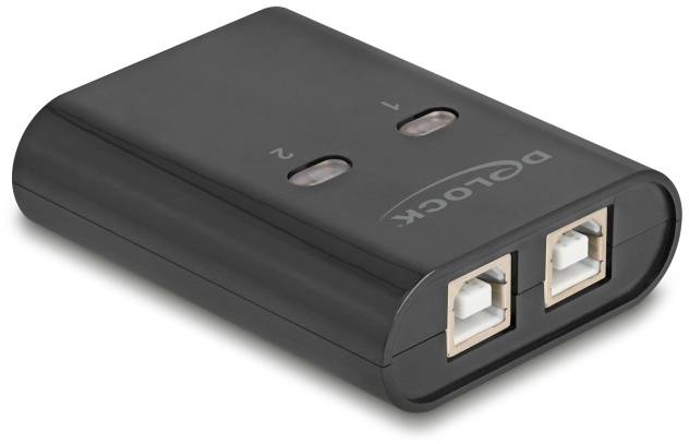 Delock 11503 USB 2.0-Umschalter Schwarz-0
