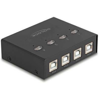 Delock 11507 USB 2.0-Umschalter Schwarz-0