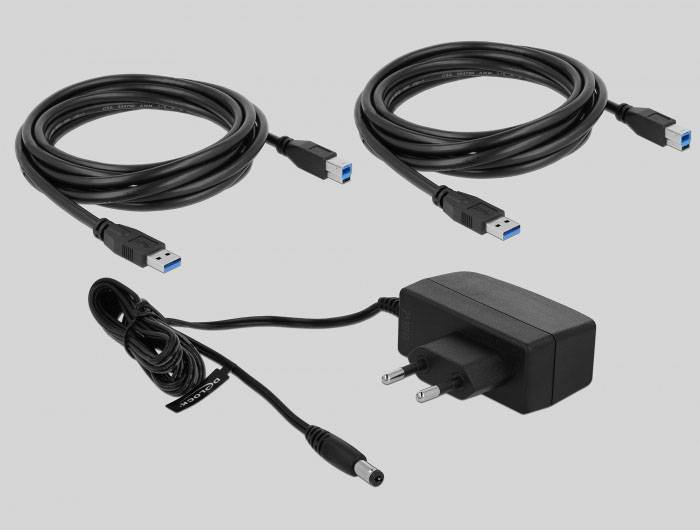 Delock 87736 USB 3.2 Gen 1-Umschalter (USB 3.0) Mehrfarbig-3