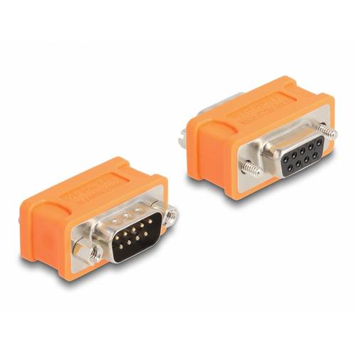 Thumbnail - Delock 66741 Adapter D-SUB-Stecker 9pol. - D-SUB-Buchse 9pol. 1 St.