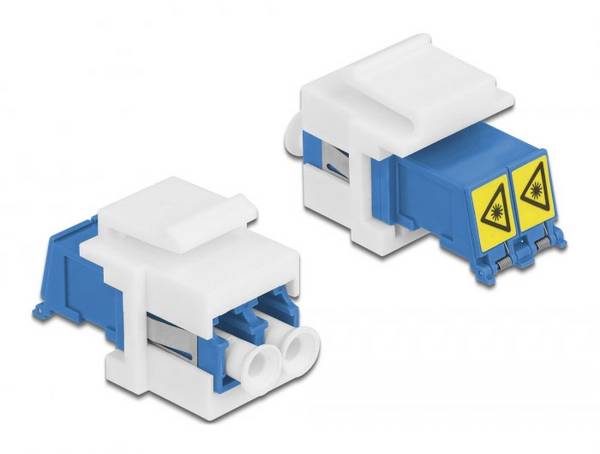 Delock 86834 LC-Einbaumodul Keystone Kabel 1 St.