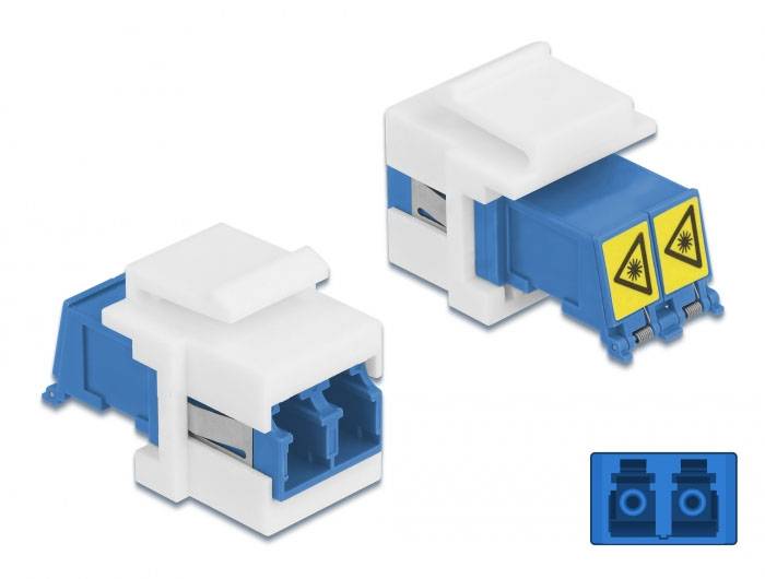 Delock 86834 LC-Einbaumodul Keystone Kabel 1 St.-2