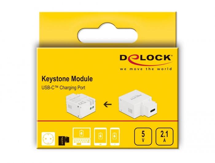 Delock 87792 USB-Einbaumodul Keystone 1 St.-3