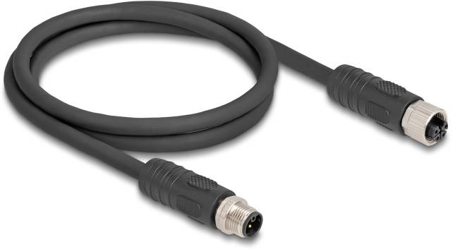 Thumbnail - Delock 80519 Sensor-/Aktor-Kabel M12 1 m 1 St. Bag