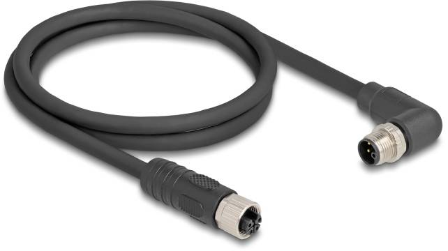 Delock 80528 Sensor-/Aktor-Kabel M12 1 m 1 St. Bag-0