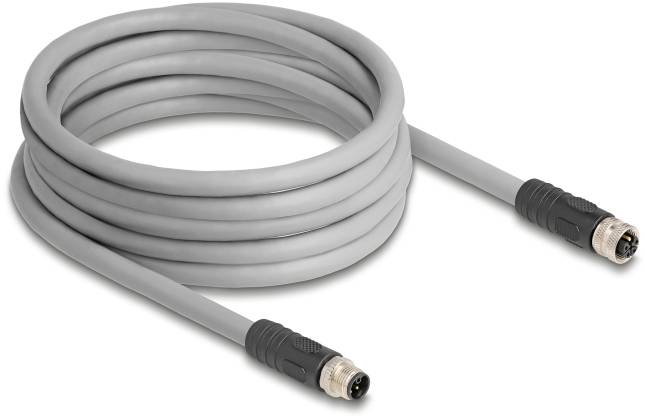 Thumbnail - Delock 80541 Sensor-/Aktor-Kabel M12 5 m 1 St. Bag