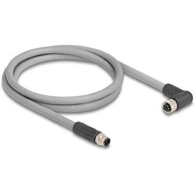 Delock 80543 Sensor-/Aktor-Kabel M12 2 m 1 St. Bag-0