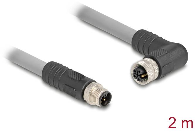 Delock 80543 Sensor-/Aktor-Kabel M12 2 m 1 St. Bag-2