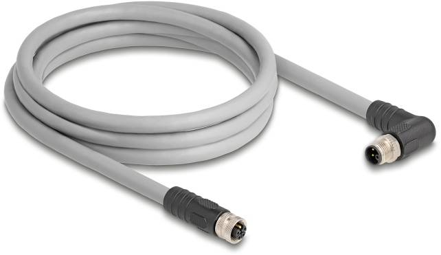 Delock 80546 Sensor-/Aktor-Kabel M12 1 m 1 St. Bag-0