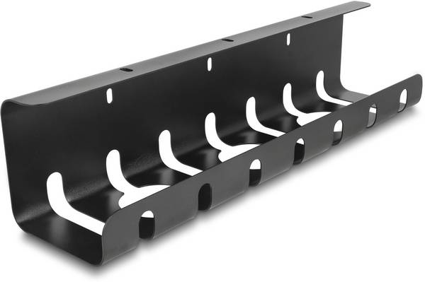 Delock Kabel-Halteclips Metall Schwarz  (L x B x H) 430 x 100 x 40 mm 2 St.  88031