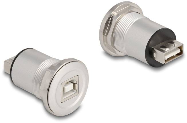 USB 2.0 Typ-A zu Typ-B Einbaubuchse Aluminium 88194 88194 Delock Inhalt: 1 St.-1