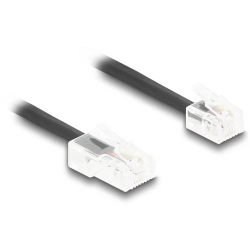 Thumbnail - Delock Telefon (analog) Anschlusskabel 5 m Schwarz