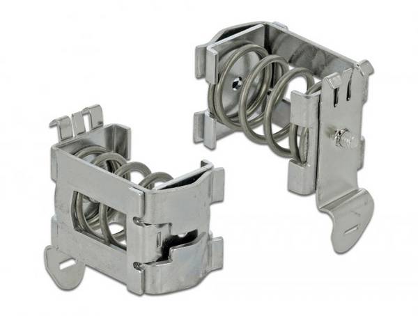Delock 66442 66442 Klemme (B x H x T) 26 x 24 x 40 mm Metall Mehrfarbig 1 St.