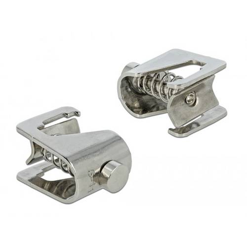 Thumbnail - Delock 66445 66445 Klemme (B x H x T) 25 x 17 x 36 mm Metall Silber 1 St.