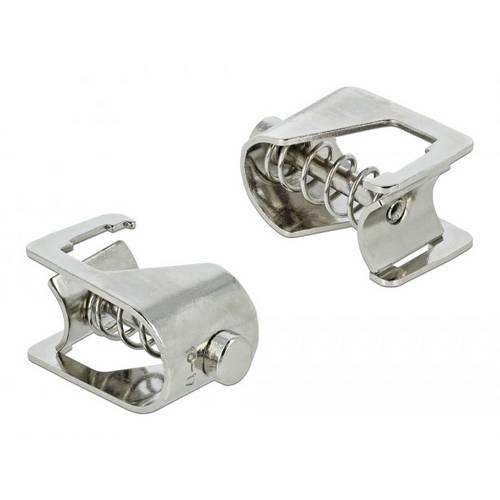 Delock 66446 66446 Klemme (B x H x T) 25 x 24 x 46 mm Metall Silber 1 St.