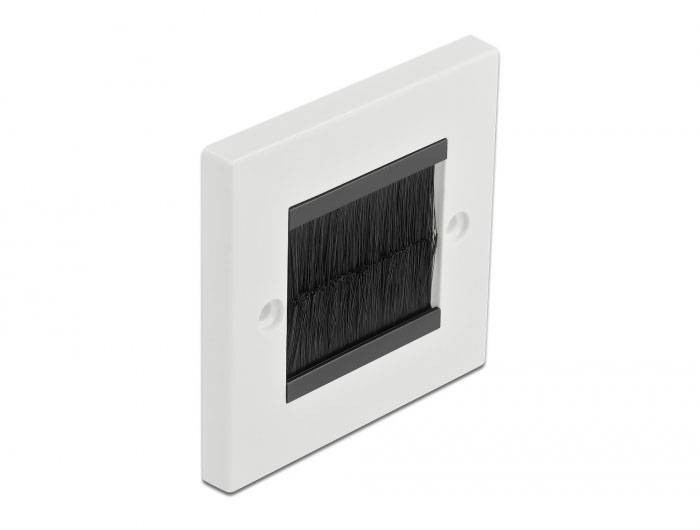 Delock 66491 Abdeckung Nylon, Kunststoff Weiß 1 St.