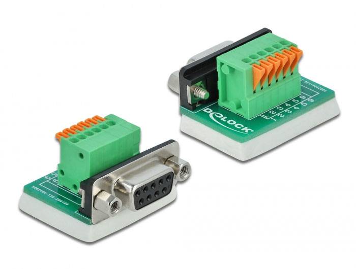 Delock 66556 VGA Adapter [1x D-SUB-Buchse 9pol. - 1x Buchse] Grün