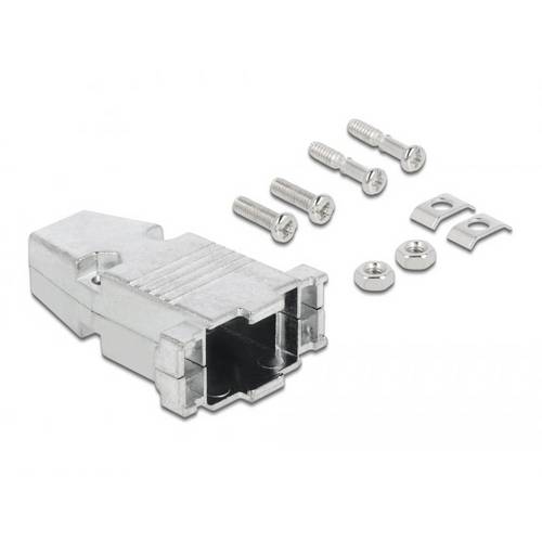 Delock 66625 66625 D-SUB Gehäuse Metall Silber 1 St. Box