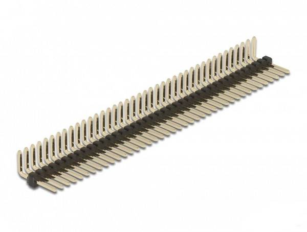 Delock Stiftleiste (Standard) Anzahl Reihen: 1 Polzahl je Reihe: 40 66691 1 Set Bag