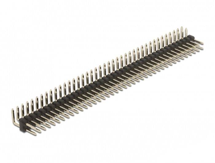 Delock Stiftleiste (Standard) Anzahl Reihen: 2 Polzahl je Reihe: 40 66703 1 Set Bag-1