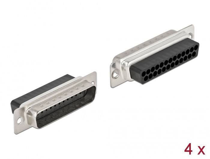 Thumbnail - Delock 66710 D-SUB Steckverbinder - 4 St. Bag