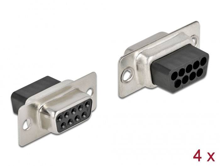 Thumbnail - Delock 66719 D-SUB Steckverbinder - 4 St. Bag