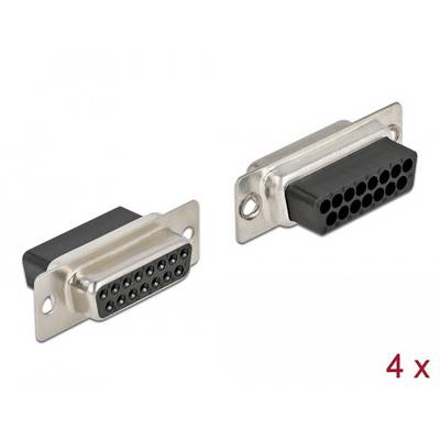 Delock 66720 D-SUB Steckverbinder - 4 St. Bag-0
