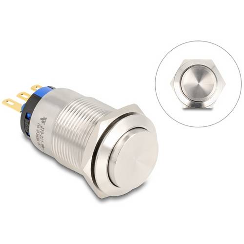 Thumbnail - Delock 20985 20985 Drucktaster 3 A 1 x Ein/(Aus)/(Ein) tastend (B x T) 43 mm x 25 mm IP65 1 St. Bag
