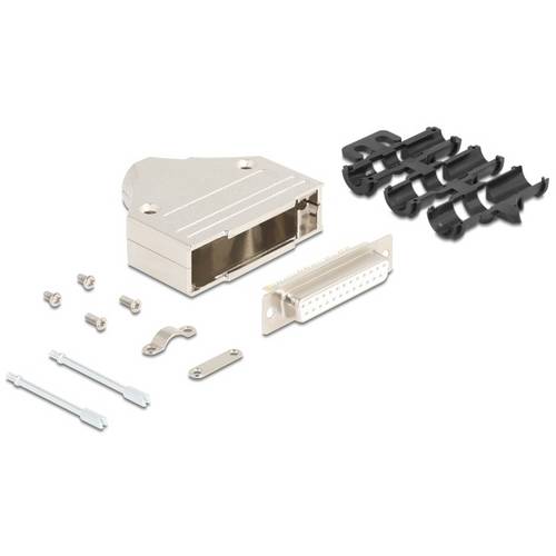 Delock 67135 67135 D-SUB Gehäuse Metall Silber 1 St. Bag